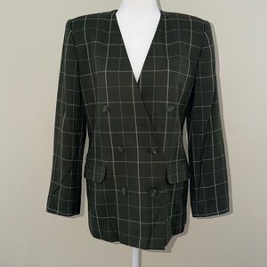Atrium Collection Women's 8 Dark Green Blazer